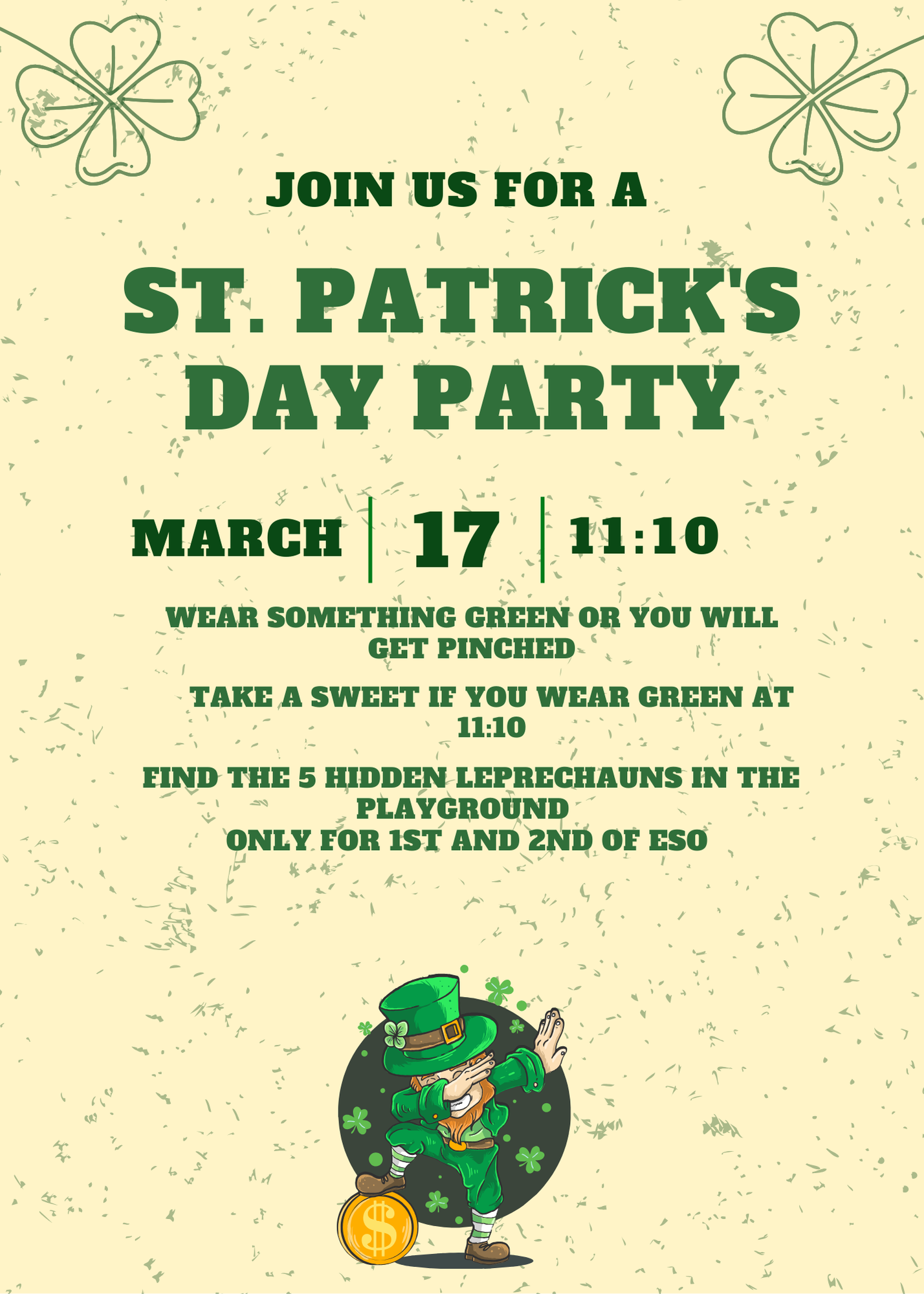 St. Patrick Day Party